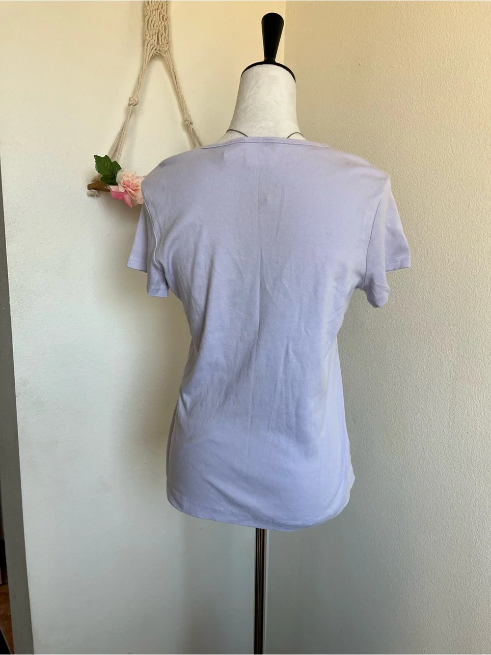 Y2K Lavender Tee Green Frog Graphic size XL